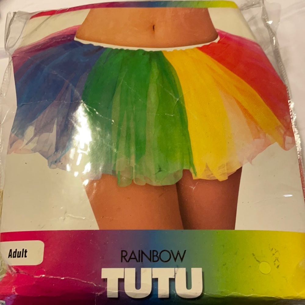 Rainbow adult tutu